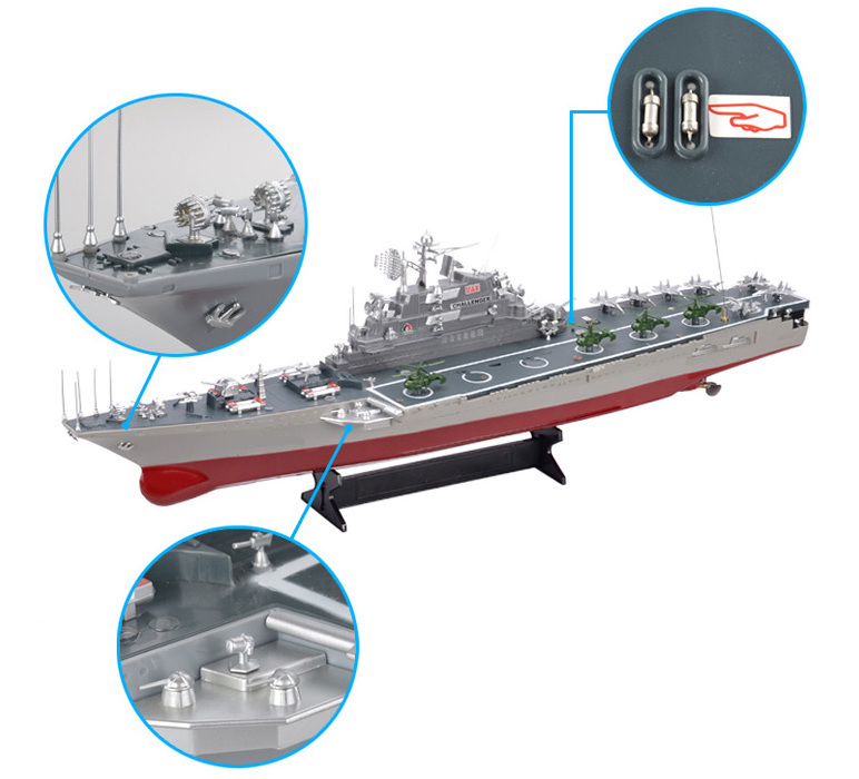 Top quality 1:275 large scale 2.4G 4 channels rc ship models for sale