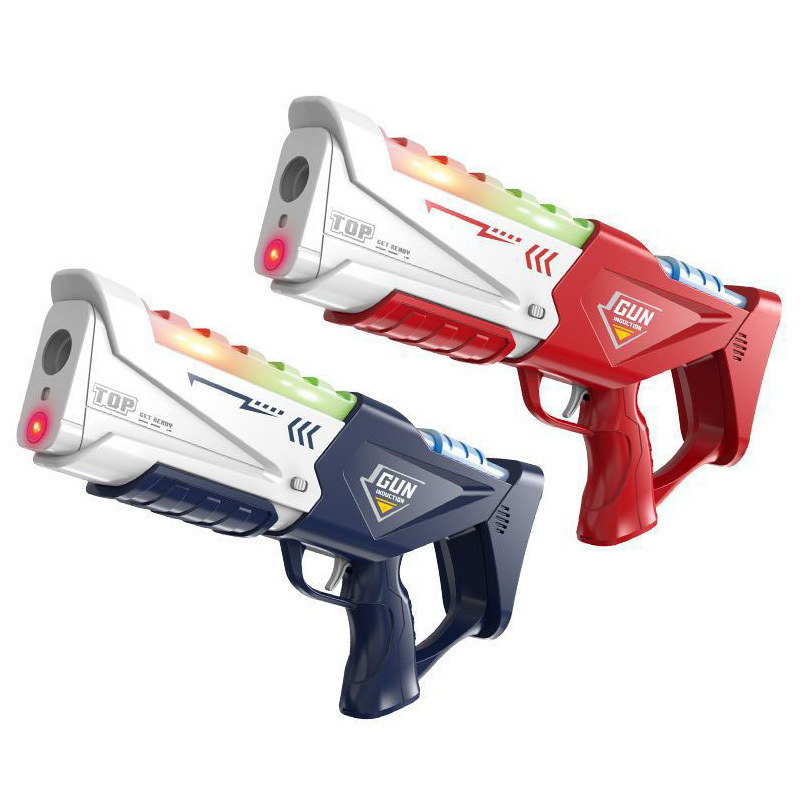 Electric light target shooting games infrared laser tag gun toy with target for kids