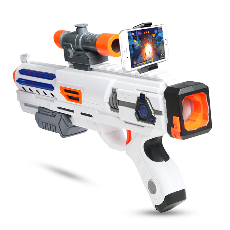 High quality mobile phone 3D virtual electric big ar guns toy for kids