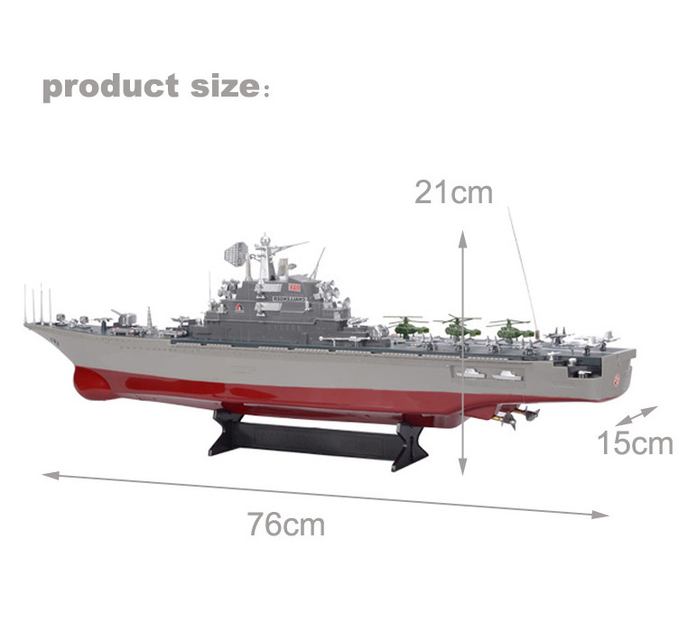 Top quality 1:275 large scale 2.4G 4 channels rc ship models for sale