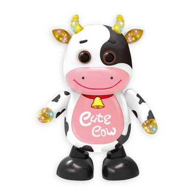 Interesting singing dancing cute cow battery operated kids toys for children