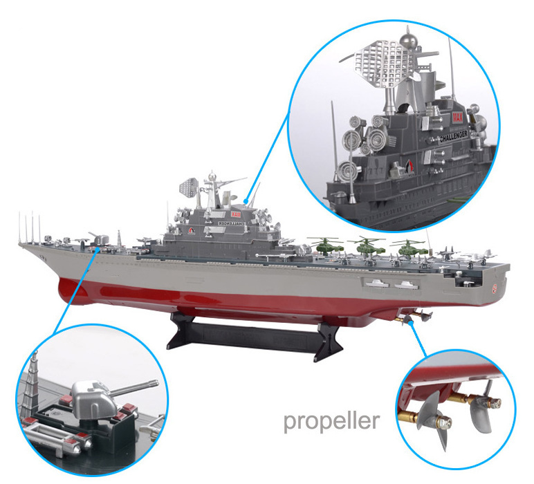 Top quality 1:275 large scale 2.4G 4 channels rc ship models for sale