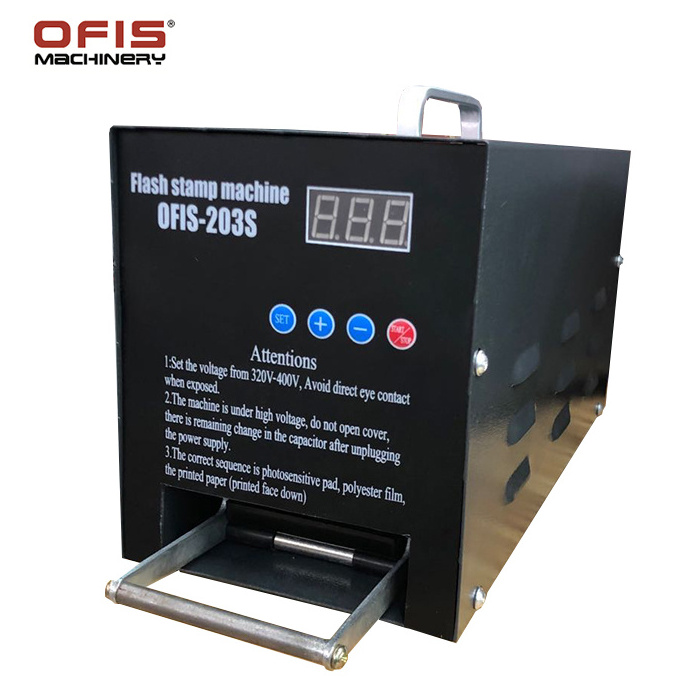 OFIS automatic mini flash stamp making machine