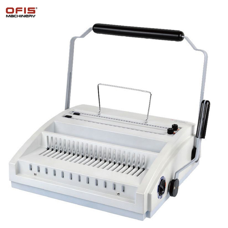 ST870 Multifunction Strip Comb Book Binder Wire Book Binding Machine