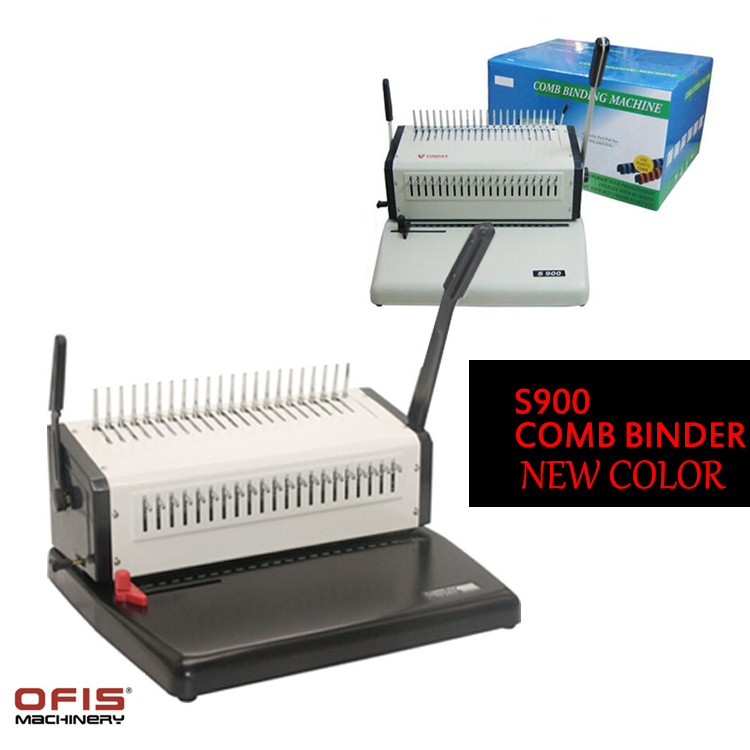 OFIS S900 a4 book comb binding machine 380 page binder