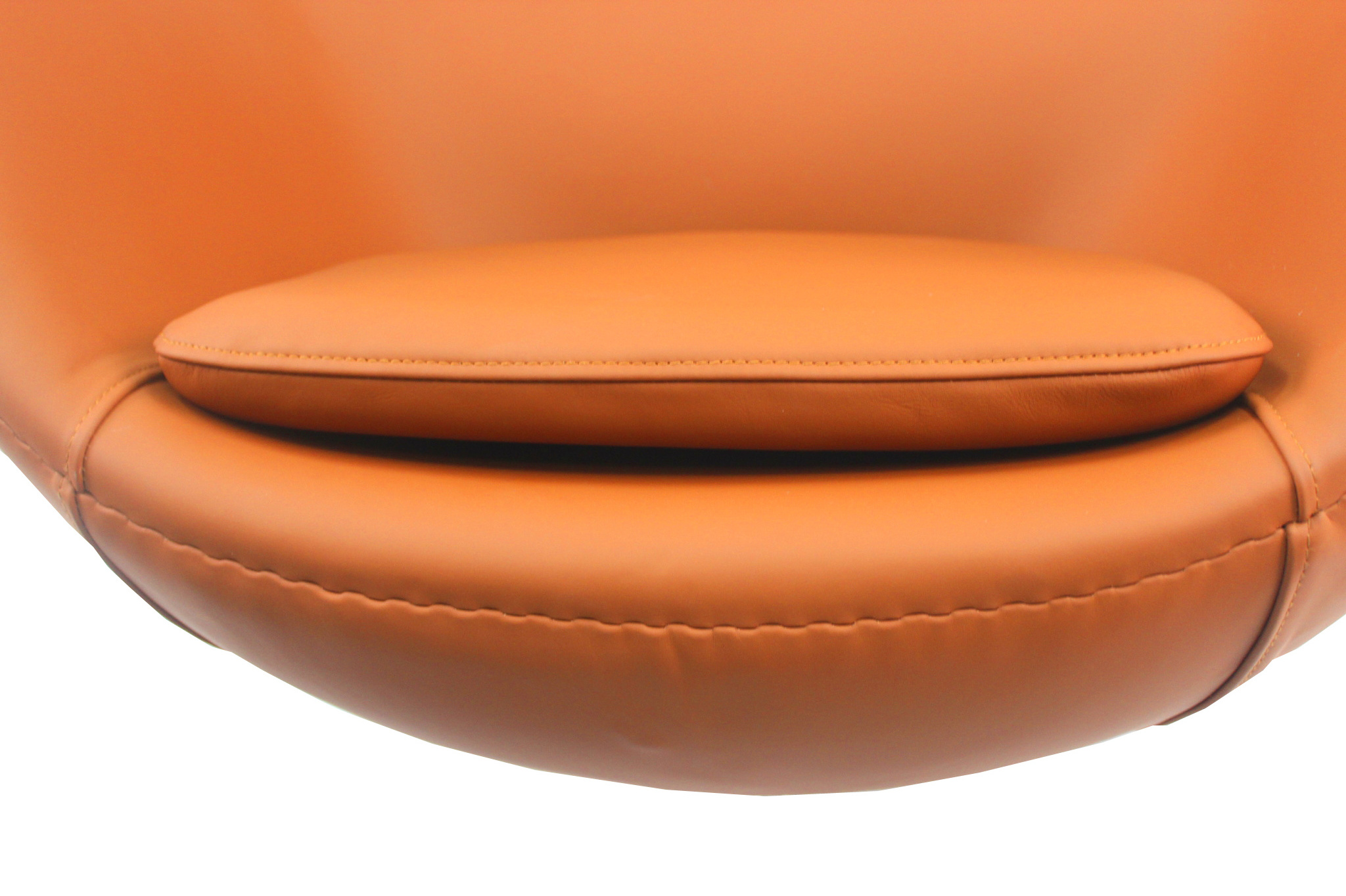 living room furniture modern leisure style swivel chair fiberglass oval  shaped egg pod chair with fabric cushion