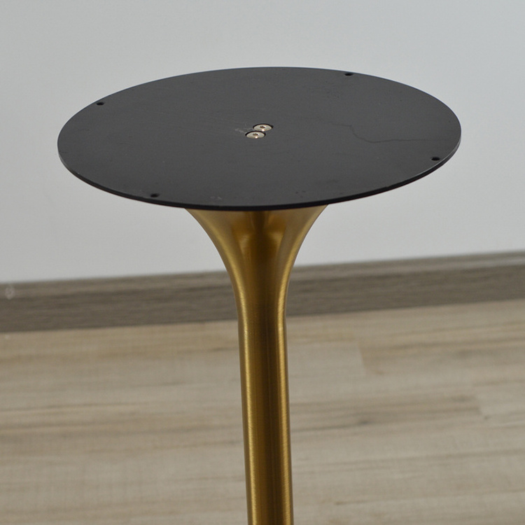 Metal Trumpet Tulip Table Base for Marble Table