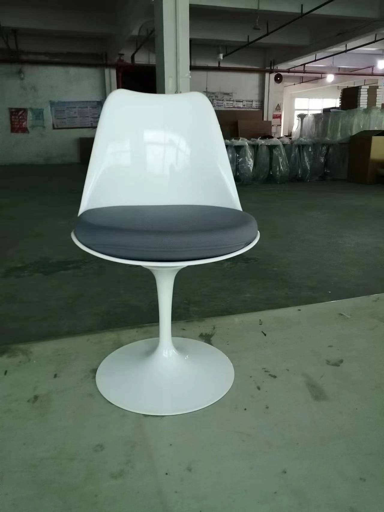 swivel metal base mesh  fabric fiberglass tulip  chair