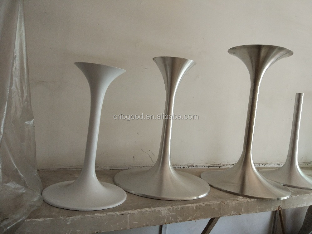 Stainless steel Brush Tulip Dining side Table Base Leg OT093