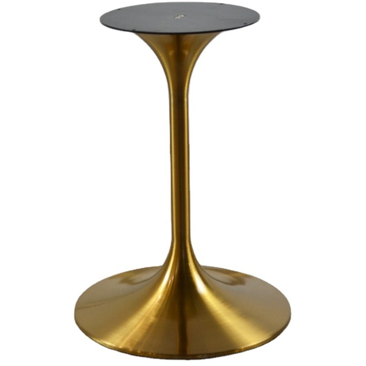 Metal Trumpet Tulip Table Base for Marble Table