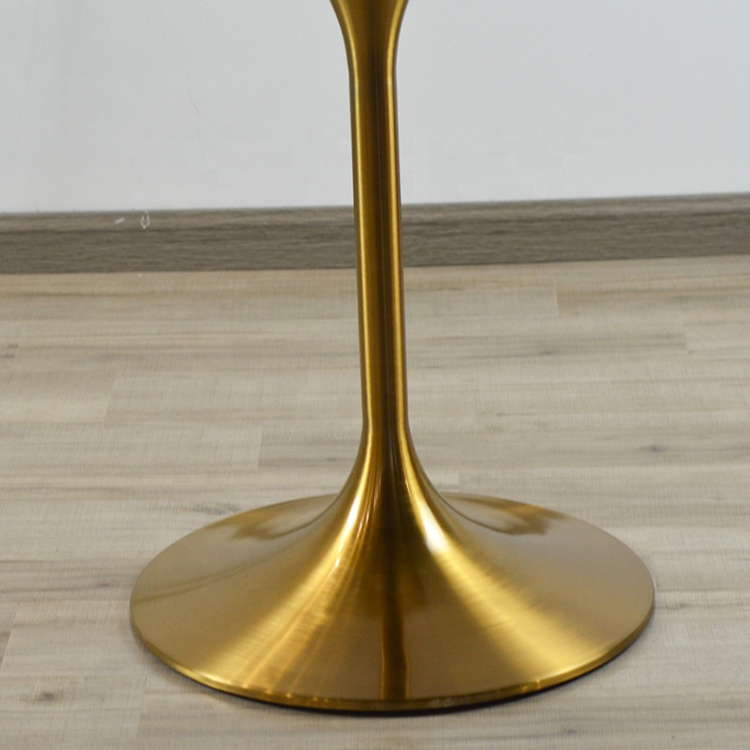 Metal Trumpet Tulip Table Base for Marble Table