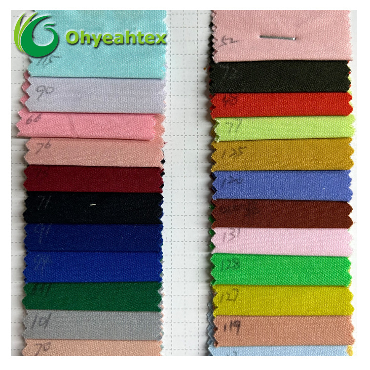 Ready Fabric Many Colors 70% Nylon 26% Rayon 4% Spandex Twill Fabric For Workwear Soft Stretch