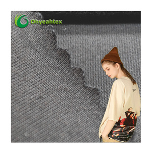 Oeko-tex Certified Knitted 220gsm 67% Bamboo 28% Organic Cotton 5% Spandex Jersey Fabric For Clothing