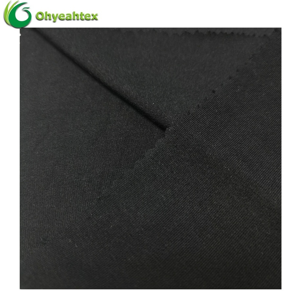 Soft Wholesale Knit Spandex Bamboo Fabric 340 gsm For Yoga Clothing