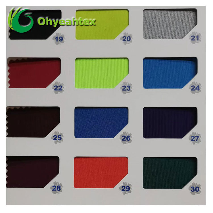 Wholesale Health Eco-friendly 300 GSM 92 Polyester 8 Spandex Interlock Fabric For School uniform