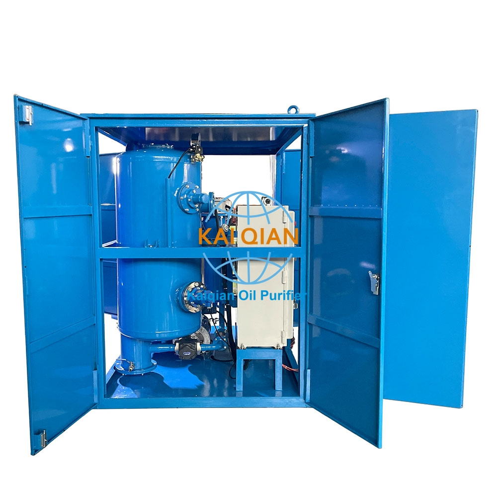 Oil Water Separator Used Lubricant Oil Recycling Plant Lube Oil Purification Machine