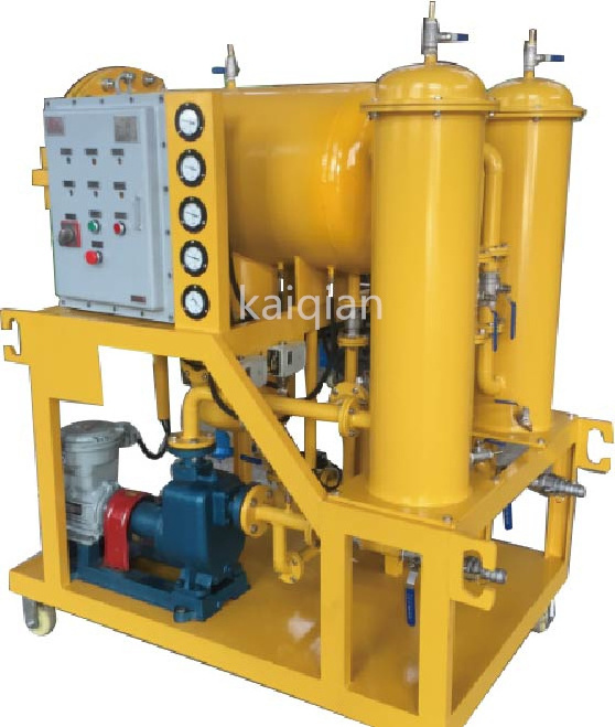 Vacuum Coalescence Separation Oil Filtration Plant Portable Diesel Oil Water Separator