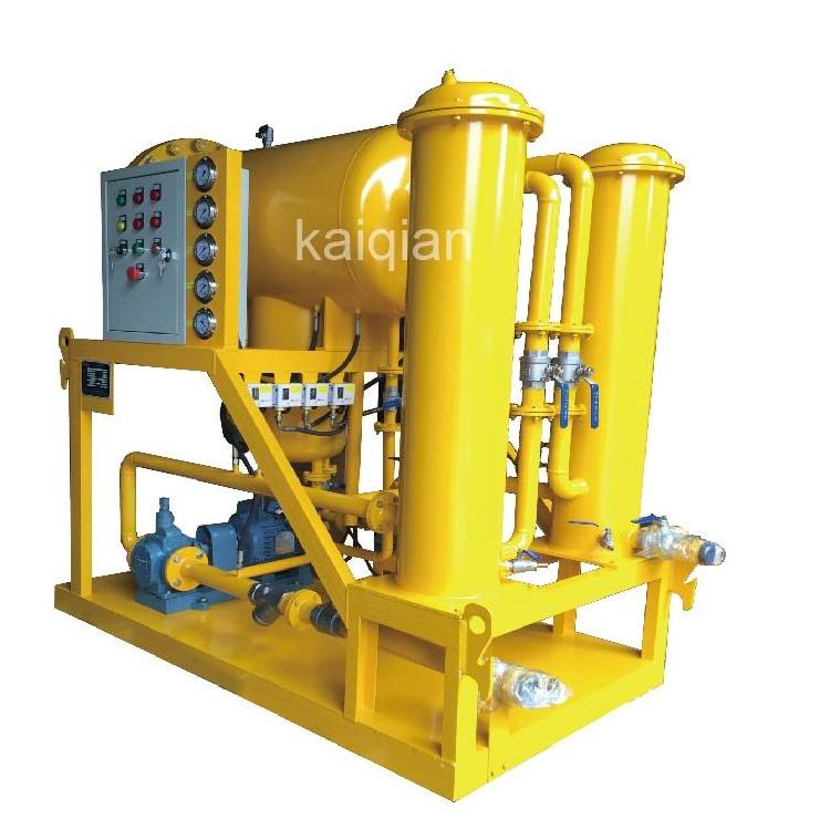 Vacuum Coalescence Separation Oil Filtration Plant Portable Diesel Oil Water Separator