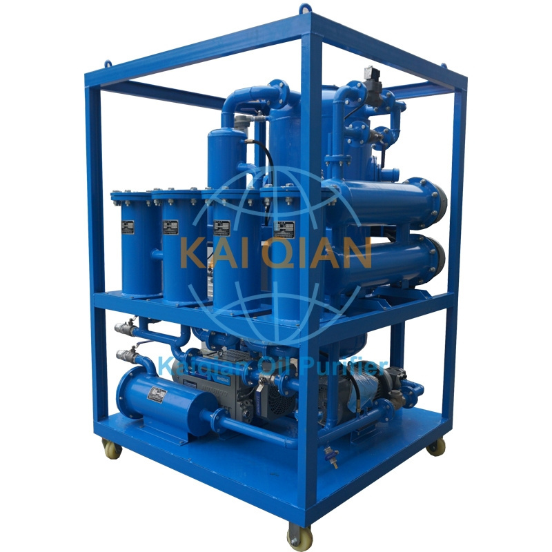 Oil Water Separator Used Lubricant Oil Recycling Plant Lube Oil Purification Machine