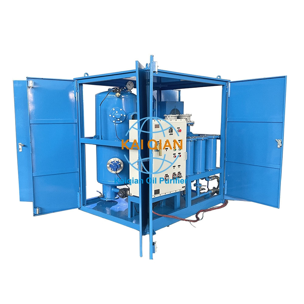 Oil Water Separator Used Lubricant Oil Recycling Plant Lube Oil Purification Machine