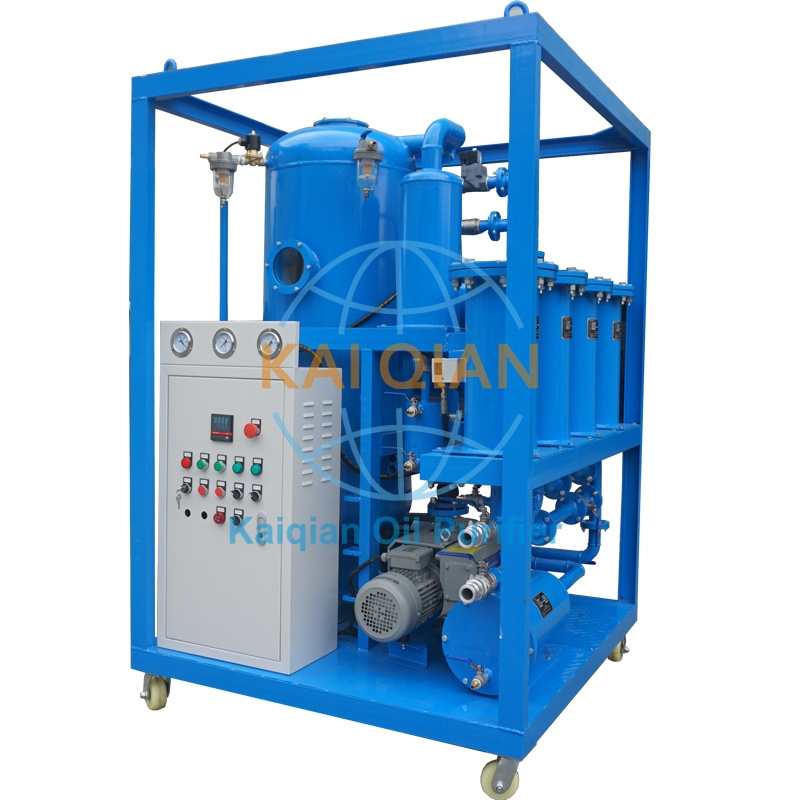 Oil Water Separator Used Lubricant Oil Recycling Plant Lube Oil Purification Machine