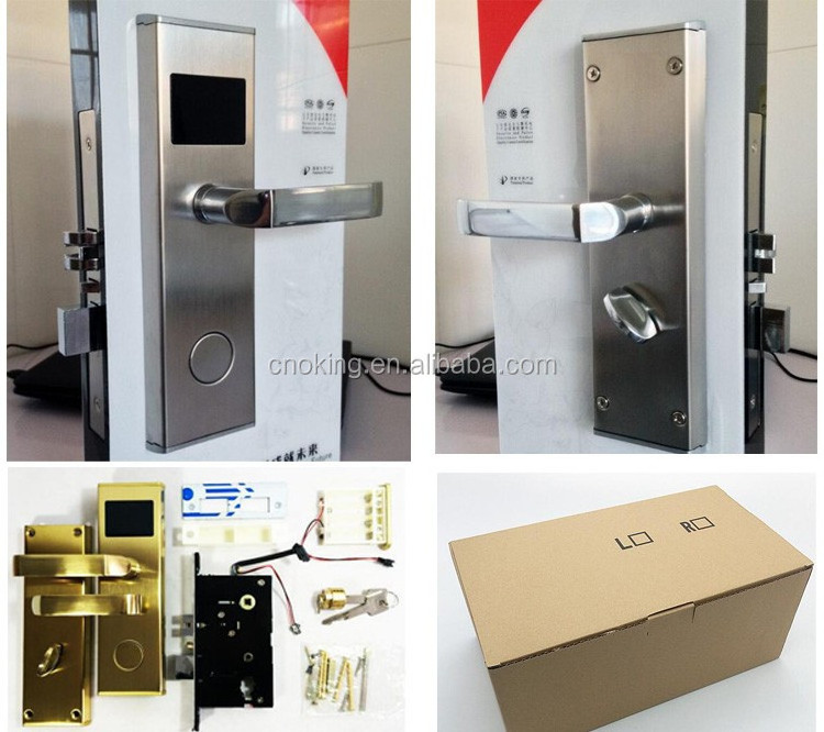 T57 card Silver keyless rfid door hotel lock