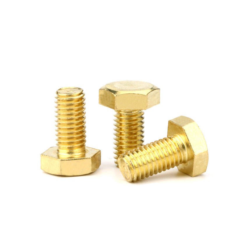 M8 M10 DIN 933 Brass Hex Bolts