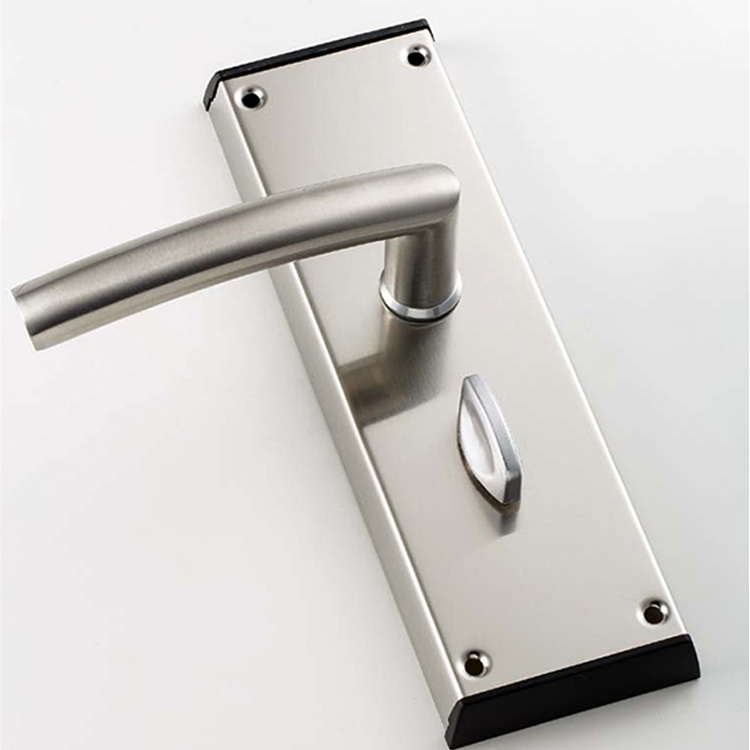 Silver hotel key card lock hotel door lock