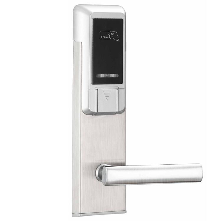 RF card hotel lock management iron invisible door lock