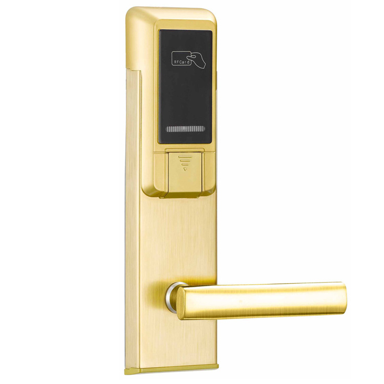 RF card hotel lock management iron invisible door lock