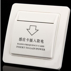 Hotel room card key energy saving switch