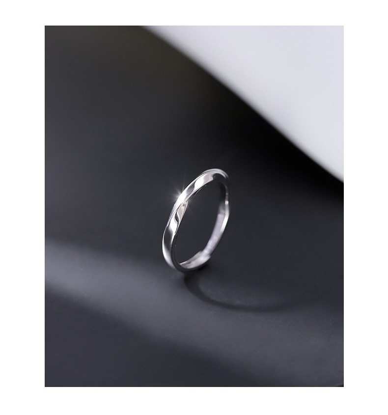 S925 Silver female index finger plain open personalized hand  fashion jewelry rings