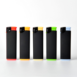 POPULAR NEW DESIGN SMOKING CIGARETTE  ELECTRONIC LIGHTER BLACK RUBBER OQ-838