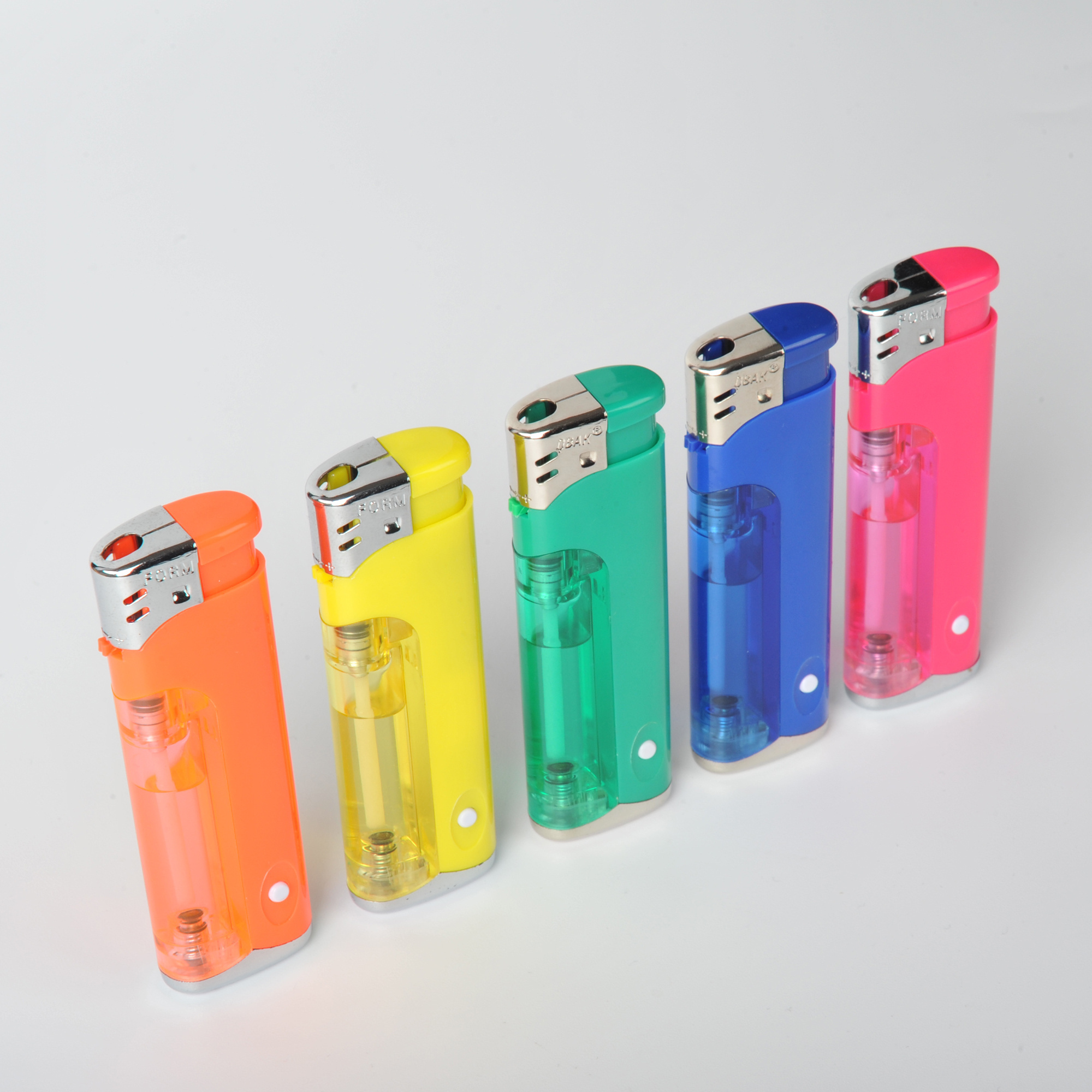 POPULAR PRODUCT HIGH QUALITY CUSTOMER LOGO ELECTRONIC LED SOLID PINK COLOR LIGHTER OQ-876