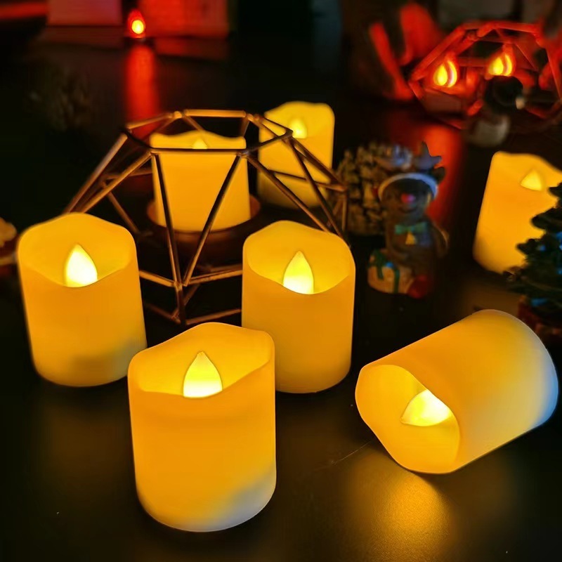 Best Selling Halloween LED Candles Rechargeable Tea Led Candles Lights with Remote Control for Decoration