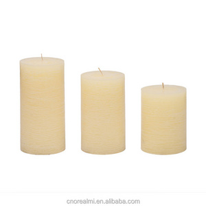 Creative Vintage Scented Candles Light Yellow Wedding Craft Candles for Weddings