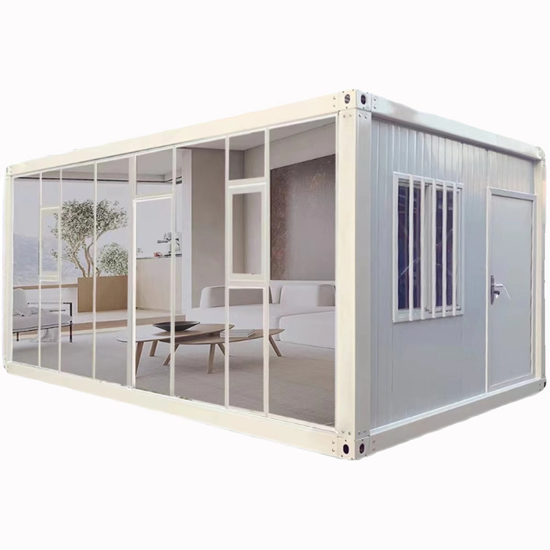 oredy prefabricated prefab Small container homes 40ft luxury house mobile home trailer frame