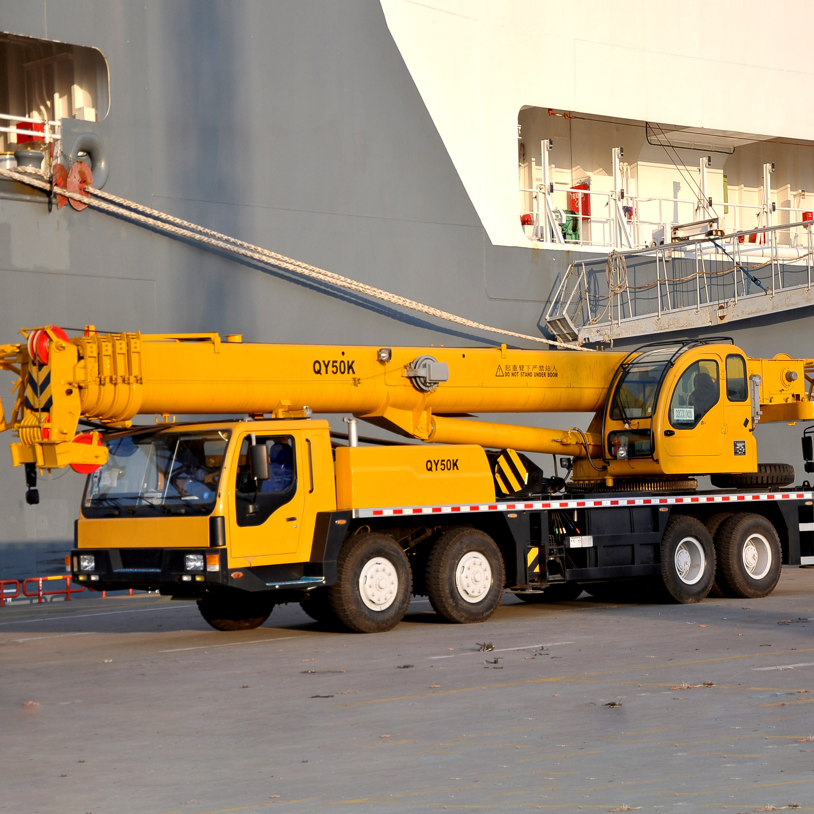 ORIEMAC 50ton Pickup Truck Crane 10 Ton Truck With Crane 6x6 Diesel QY50KA