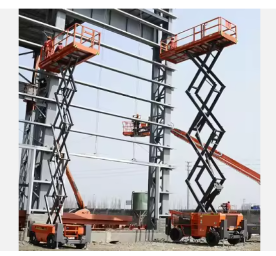 Diesel Self-propelled Scissor Lift JCPT1523RTB 15 M Aerial Working Platform with Outriggers