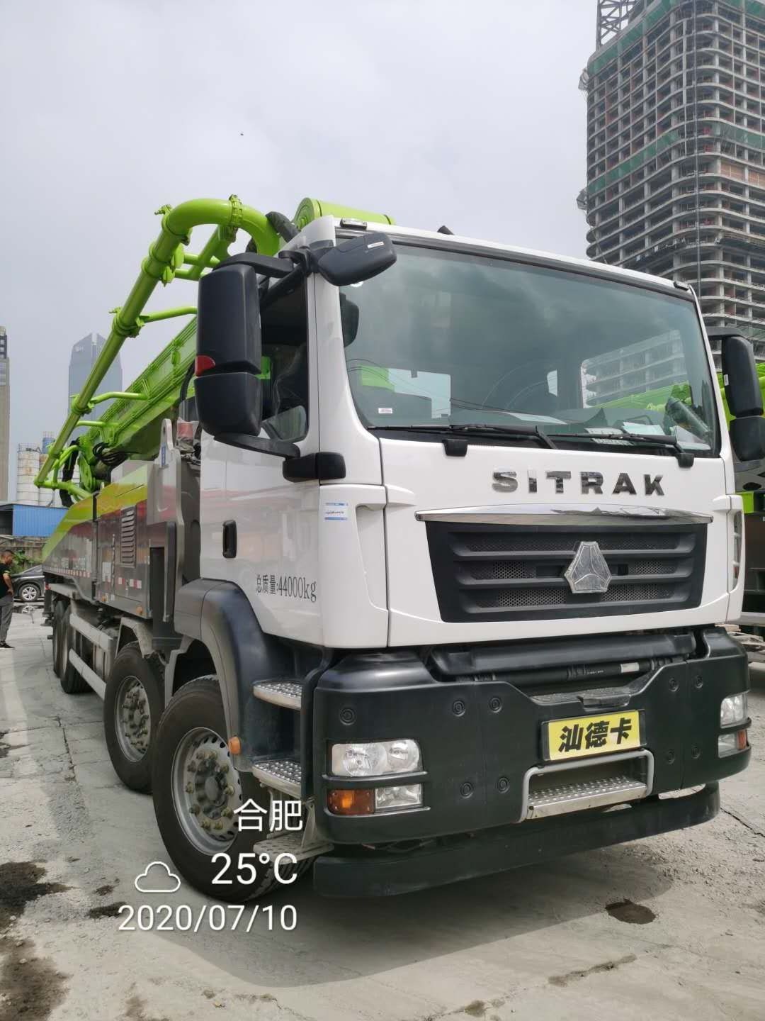 2022 37m Pump Truck  Hbc80 Truck-Mounted Concrete Pump With Cheap Price road machinery