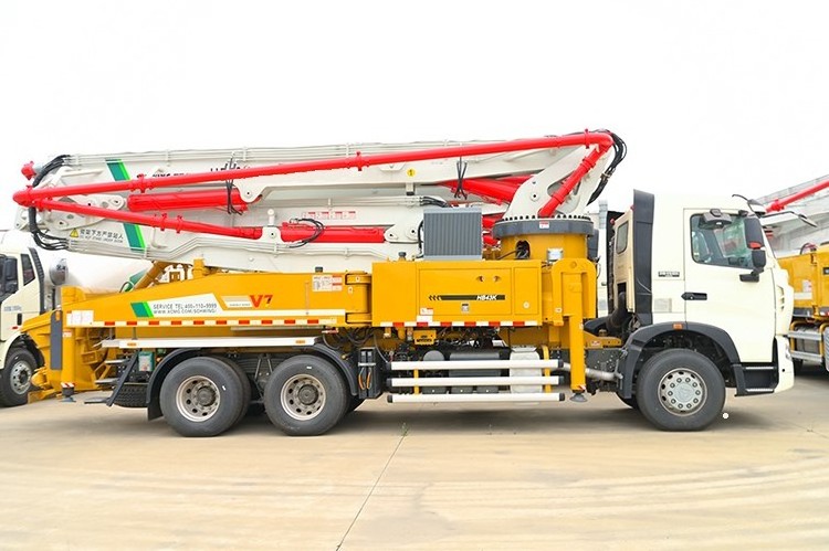 official HB43V 42m truck mounted concrete pump price for sale in Malaysia