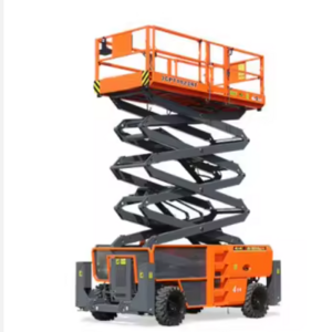 Diesel Self-propelled Scissor Lift JCPT1523RTB 15 M Aerial Working Platform with Outriggers