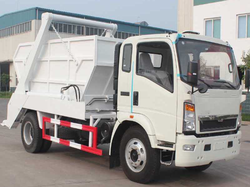 ORIEMAC 6x4 Garbage Truck Small Howo Hook Lift Garbage Truck