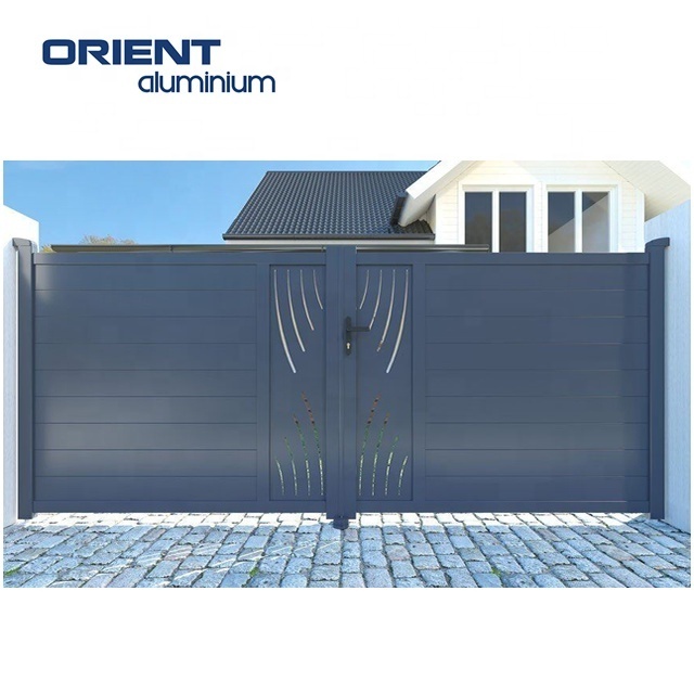 High Quality Aluminium Alloy Electric Automatic Gate Sliding Driveway Gate