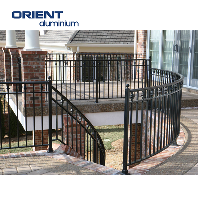 Aluminium Balcony Stair Railing, Manufacturer Modern Design Aluminium Handrail & Aluminium Balustrade