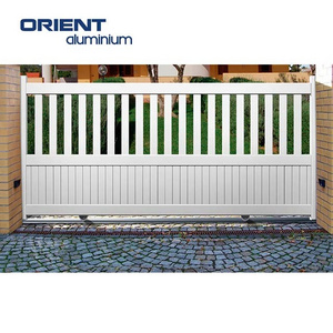 Competitive Price Electric Driveway Cast Slats Cantilaver Sliding Barrier Door Aluminium Gate Trellis & Gates