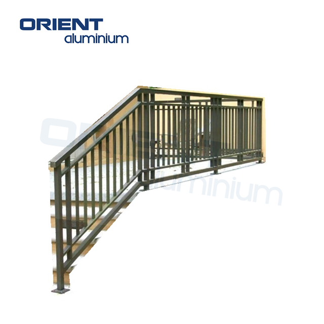 aluminium railing stairs aluminium security balustrades aluminum metal fram balcony wood balustrade glass staircase