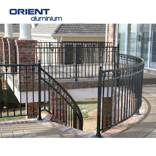 aluminium railing stairs aluminium security balustrades aluminum metal fram balcony wood balustrade glass staircase