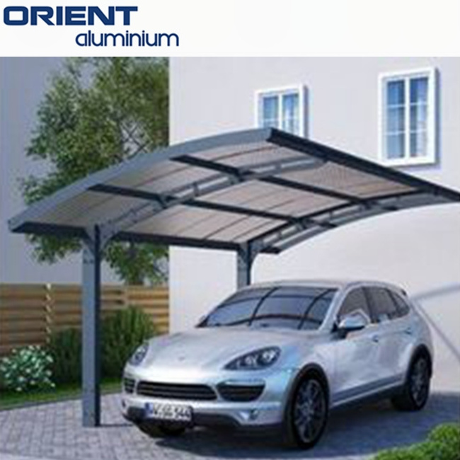 Modern Heavy-Duty Aluminum Carport Metal RV Cover and Garage with Polycarbonate Roof for Outdoor Parking Shade Shed for Cars