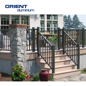 Aluminium Balcony Stair Railing, Manufacturer Modern Design Aluminium Handrail & Aluminium Balustrade